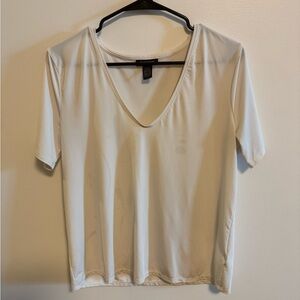 Express Cream Short Sleeve Relaxed T-Shirt